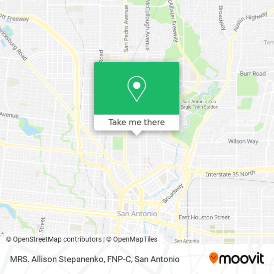 MRS. Allison Stepanenko, FNP-C map