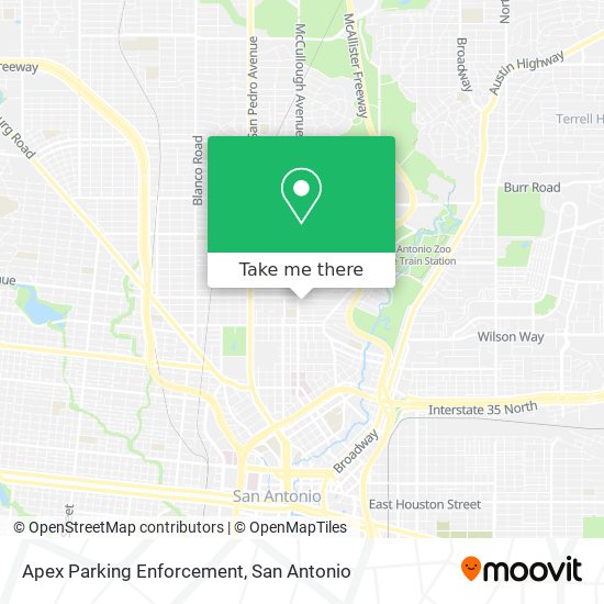 Mapa de Apex Parking Enforcement