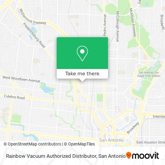 Mapa de Rainbow Vacuum Authorized Distributor