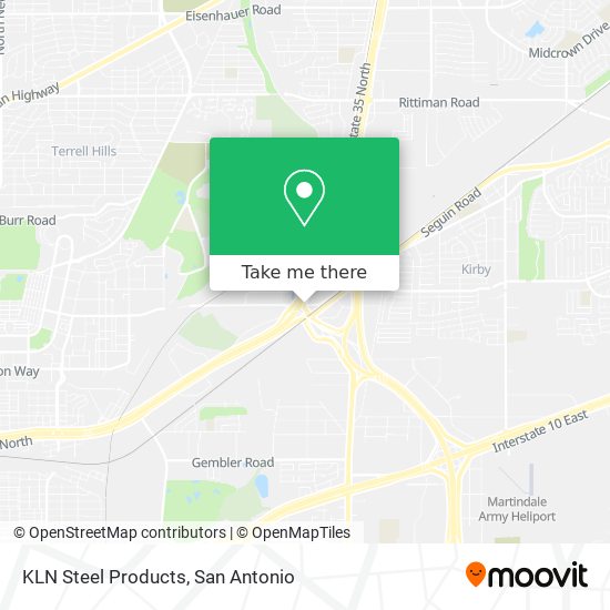 KLN Steel Products map