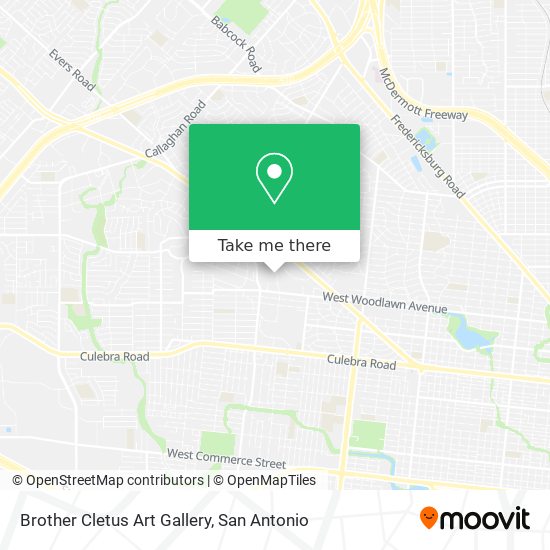 Mapa de Brother Cletus Art Gallery