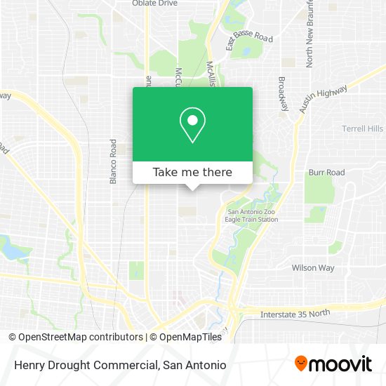 Henry Drought Commercial map