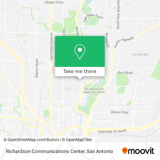 Richardson Communications Center map