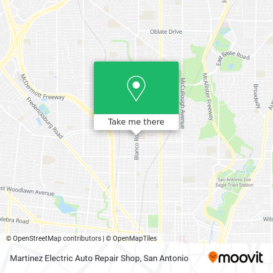 Mapa de Martinez Electric Auto Repair Shop