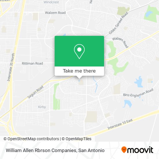 William Allen Rbrson Companies map