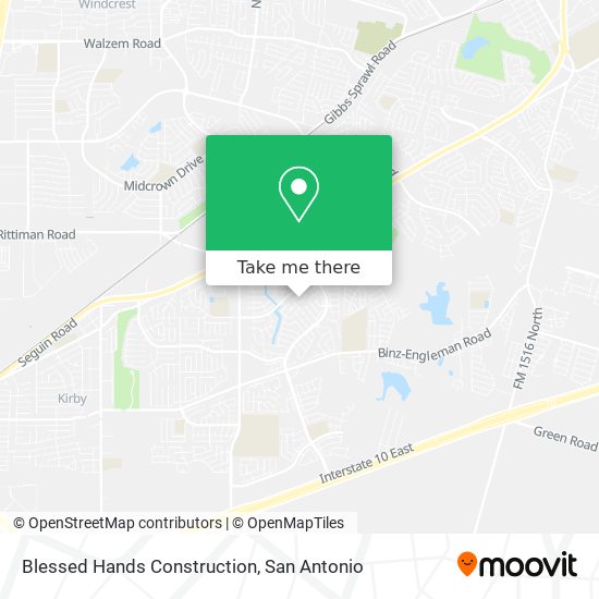 Blessed Hands Construction map