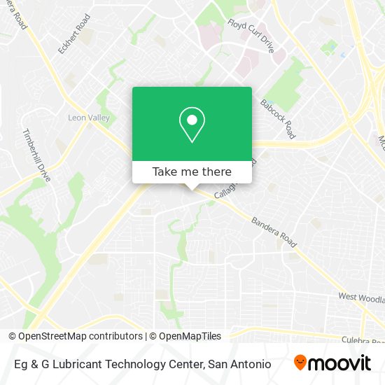 Mapa de Eg & G Lubricant Technology Center