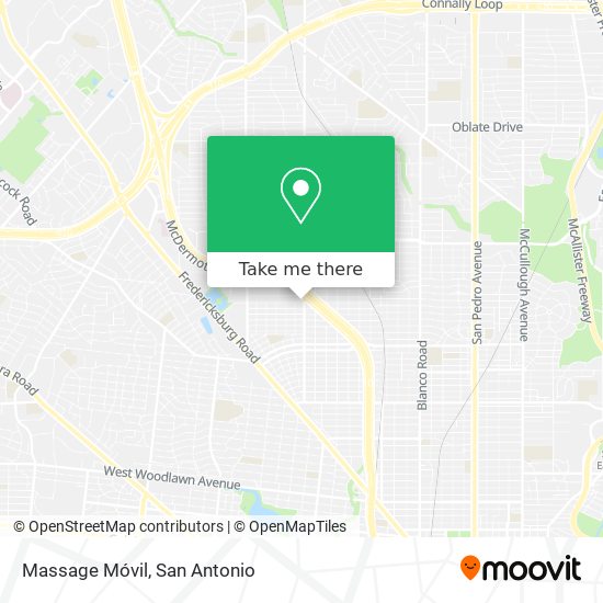 Massage Móvil map