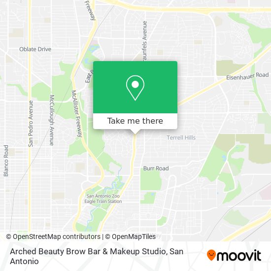 Arched Beauty Brow Bar & Makeup Studio map