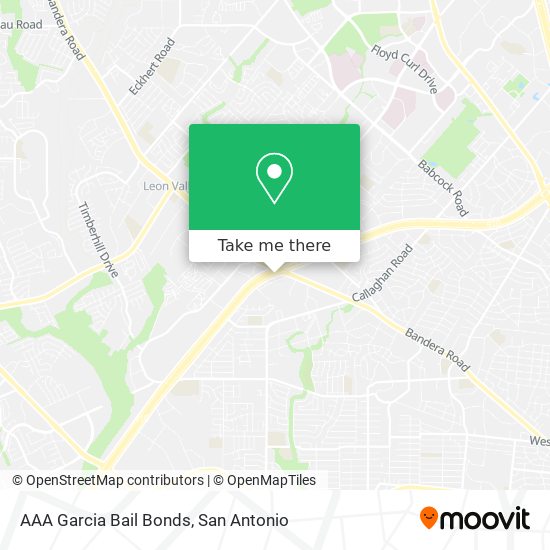 AAA Garcia Bail Bonds map