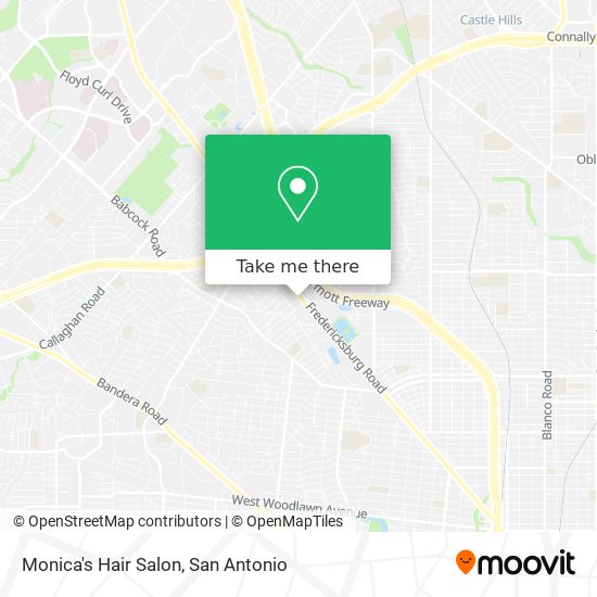 Monica's Hair Salon map