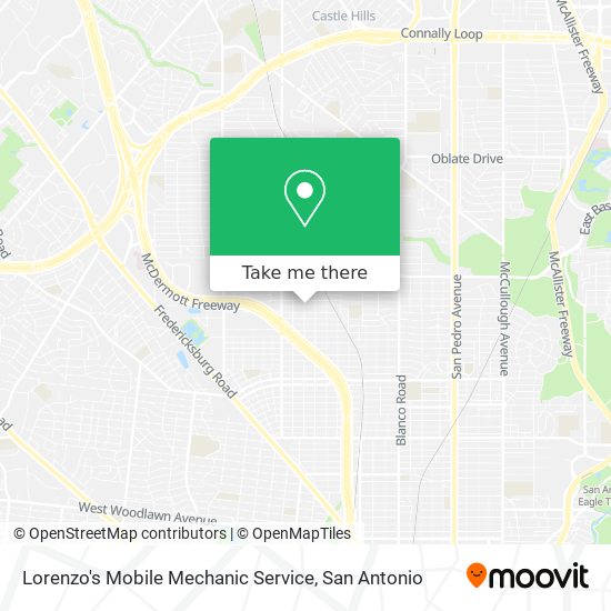 Mapa de Lorenzo's Mobile Mechanic Service
