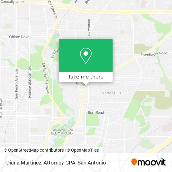 Mapa de Diana Martinez, Attorney-CPA