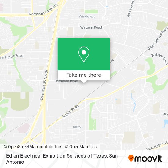 Mapa de Edlen Electrical Exhibition Services of Texas