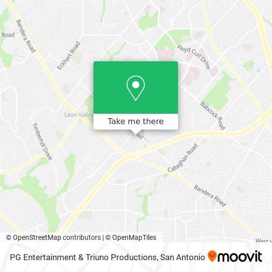 PG Entertainment & Triuno Productions map