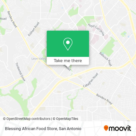 Mapa de Blessing African Food Store