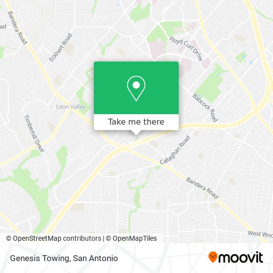 Genesis Towing map