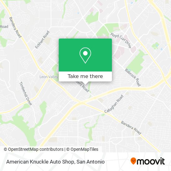 American Knuckle Auto Shop map