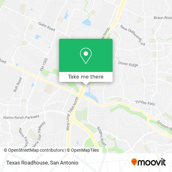 Texas Roadhouse map