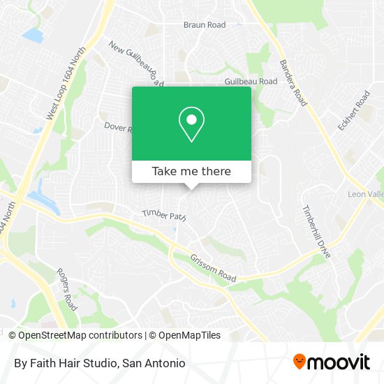 By Faith Hair Studio map