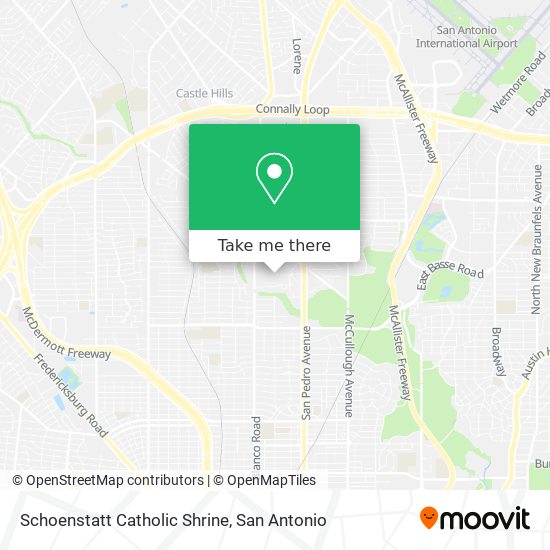Schoenstatt Catholic Shrine map