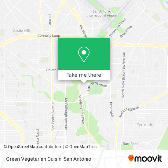 Green Vegetarian Cuisin map