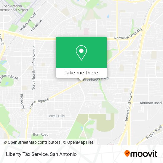 Liberty Tax Service map
