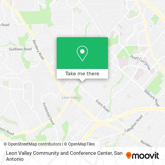 Leon Valley Community and Conference Center map