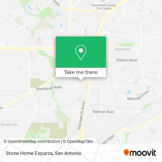 Stone Home Esparza map