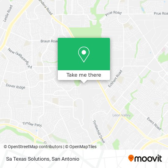 Sa Texas Solutions map