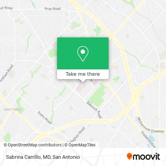 Mapa de Sabrina Carrillo, MD