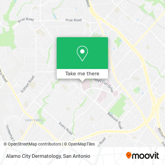 Alamo City Dermatology map