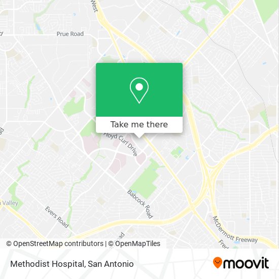 Methodist Hospital map