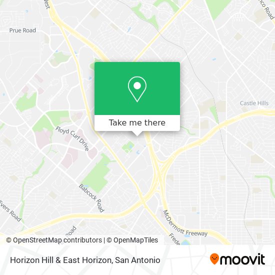 Horizon Hill & East Horizon map
