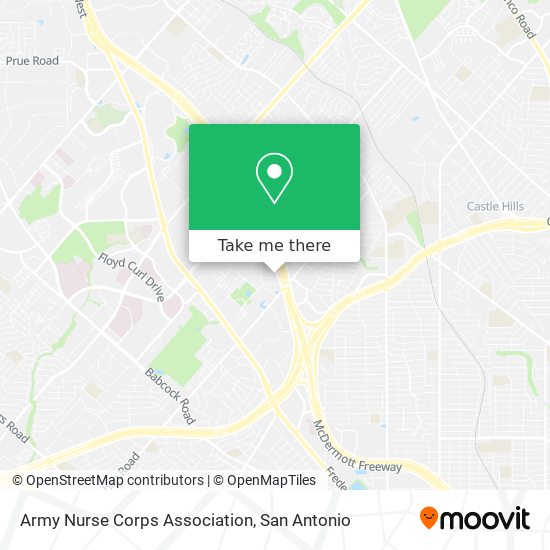 Mapa de Army Nurse Corps Association