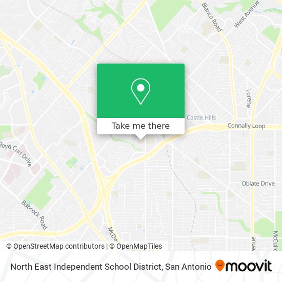 Mapa de North East Independent School District