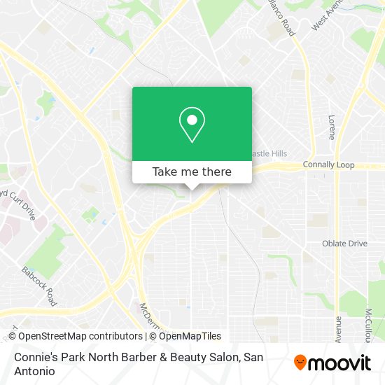 Connie's Park North Barber & Beauty Salon map