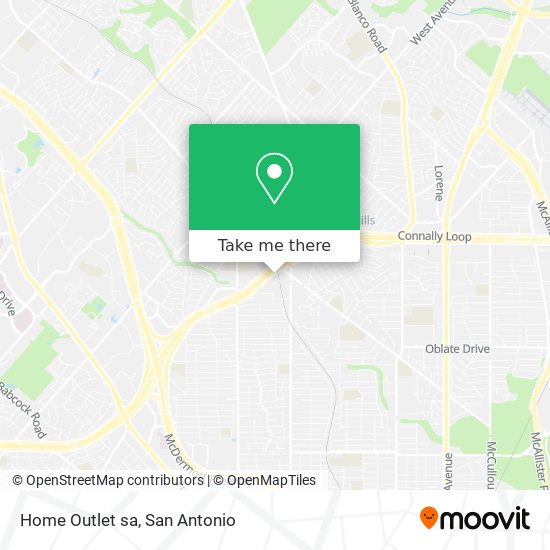 Mapa de Home Outlet sa