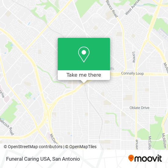 Funeral Caring USA map