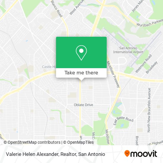 Valerie Helen Alexander, Realtor map