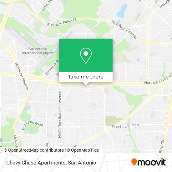 Chevy Chase Apartments map