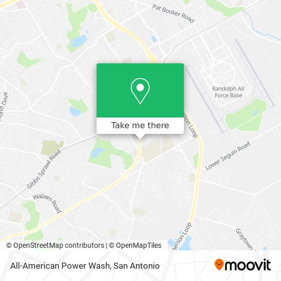 All-American Power Wash map