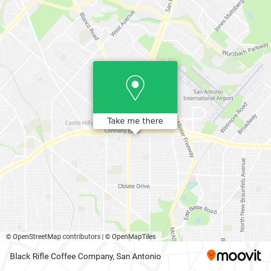 Black Rifle Coffee Company map
