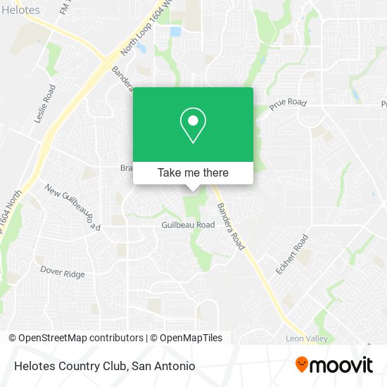 Mapa de Helotes Country Club