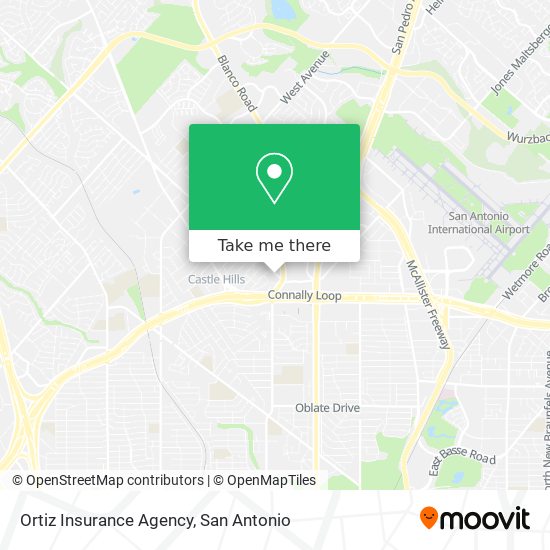 Ortiz Insurance Agency map