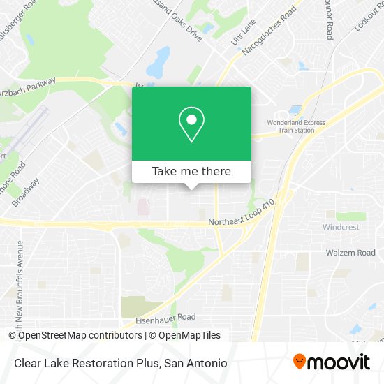Mapa de Clear Lake Restoration Plus