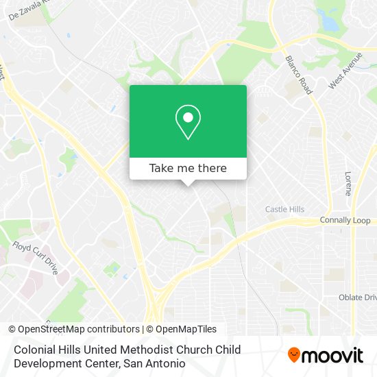 Colonial Hills United Methodist Church Child Development Center map