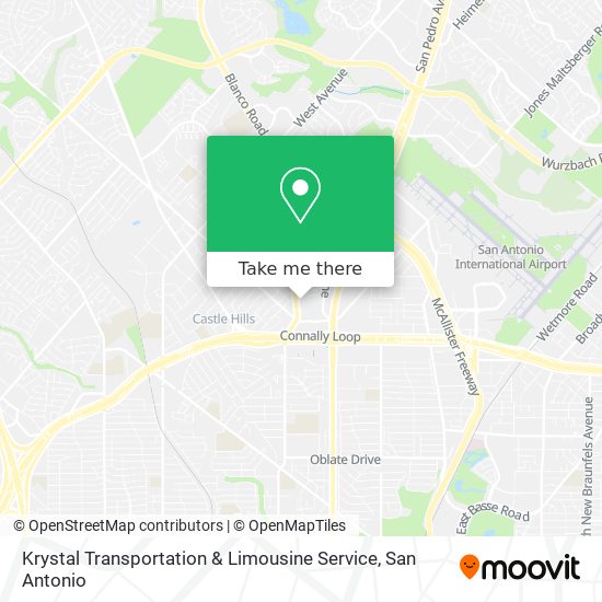 Mapa de Krystal Transportation & Limousine Service