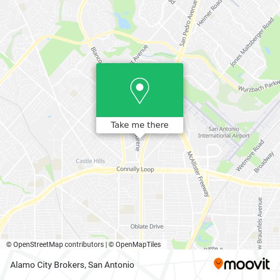 Alamo City Brokers map