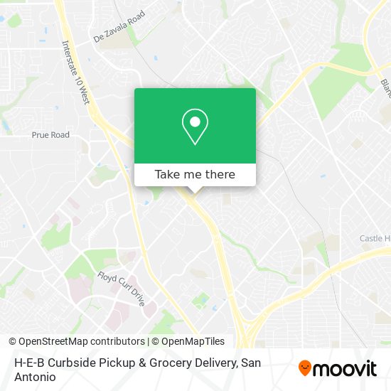 H-E-B Curbside Pickup & Grocery Delivery map